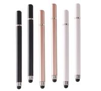 iplusmile 6 Pezzi Penne Stilo Capacitive per Touch Screen Punta Ultra Fine per Tablet Smartphone e Laptop Penna Digitale Senza Batteria per Disegno Scrittura e Navigazione Precisa