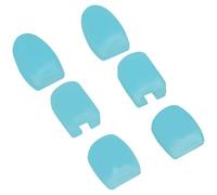 iplusmile 6 Pezzi Rialzi Pulsanti Laterali per Sassofono in Silicone Blu, Facili da Conservare, Accessori per Sassofono Contralto e Tenore