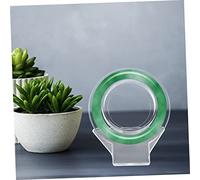 iplusmile 6 pezzi Supporto per Braccialetti in Acrilico Trasparente Base Rotonda Espositore per Collane e Accessori Organizzatore Resistente e Pratico per Vetrine e Comò