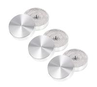 iplusmile 6 Pezzi torta di alluminio cerchio in alluminio dischi in alluminio disco da tavolo forma superiore dischi di alluminio spessi disco in alluminio Lega di alluminio Argento