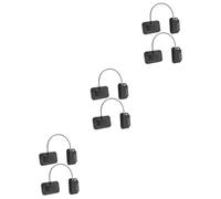 iplusmile 6 Set Serratura a combinazione a ruote blocco della password serrature per frigoriferi per bambini lucchetto serratura del serratura del congelatore