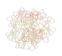 iplusmile 60 pezzi Graffette Cartone Animato Colorate Fermagli Metallici per Ufficio Scuola Casa Clip Segnalibro Compatte e Decorative Forma di Fiocco per Organizzare Documenti e Appunti in