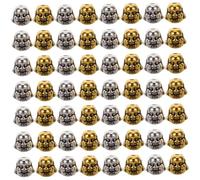 iplusmile 60 Pezzi Perline separate dalla del Buddha retrò che fa il fascino perline maitreya ciondoli per bracciali antiche perlina distanziatrice vintage