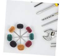 iplusmile 60 Pezzi Ruote Abrasive con per Rimozione Ruggine Pulizia Vernice e Dettaglio Auto Compatibile con Utensili Rotanti Kit Levigatura e Ripristino Metalli