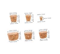 iplusmile 60 Pezzi Tappi Sughero Conici per Bottiglie Sostituti Riutilizzabili per Vino e Barattoli Assortite per Sigillare Contenitori Artigianali e Progetti da Te Tappi Naturali Leggeri e