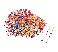 iplusmile 600 Pezzi Palline di Plastica Solida 10 MM Colorate per Apprendimento Matematica Conteggio e Probabilità Biglie Educative per Giochi e Attività Didattiche