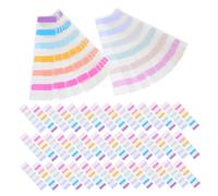 iplusmile 600 Pezzi Pastel Book Tabs Adesivi Scrivibili per Appunti e Segnalibri Etichette Indice Trasparenti per Organizzazione Documenti Classificazione Libri e Note di Lettura