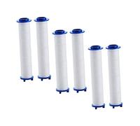 iplusmile 6pezzi Filtro Doccia in Cotone Pp Filtro Acqua Doccia di Ricambio Nucleo in Cotone Supercharge per Irrigatori Domestici in Bagno