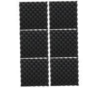 iplusmile 6pezzi Pannelli Fonoassorbenti Isolanti Autoadesivi Per Studio Registrazione e Podcasting Pannelli Acustici Alta Densità Per Trattamento Acustico e Riduzione Rumore Ambientale