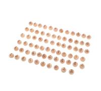 iplusmile 75 Palline Bingo in Legno Numerate Incise Set Portatile e Robusto per Attività Educative Building Indoor e Outdoor