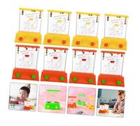 iplusmile 8 Gioco Anelli ad Portatile per Giocattolo ad Mano Sicuro e Durevole per Sviluppo Coordinazione Occhio-mano per Bagnetto e Divertimento Genitore-figlio Colore Colore Casuale