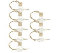 iplusmile 8 pezzi Bottiglie Profumo Vuote Trasparenti in Vetro Forma di Diffusore Auto Decorativo con Pendente Resistente e Design Raffinato per Ufficio Giardino