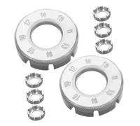 iplusmile 8 Pezzi Chiave Raggi Bicicletta in Antiscivolo Strumento Regolazione Tensione Raggi per Ruote Mountain Bike e Bici da Strada Portatile Ergonomico per Riparazioni Precise