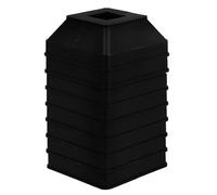 iplusmile 8 Pezzi Copripiede per Ringhiera in Plastica 20x20 Cm, Tappi Decorativi Resistenti alle Intemperie per Pali di Recinzione, Copertura Protettiva Versatile per Terrazze e Balconi