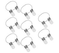 iplusmile 8 Pezzi Kit Ancoraggi Mobili Ribaltamento con Staffe in Metallo Resistente per Sicurezza e Fissaggio Parete Cassettiera Armadi