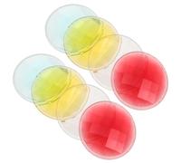 iplusmile 8 Pezzi Lenti Prismate per Caleidoscopio in Plastica Alta Definizione Accessori Riparazione e Creazione Caleidoscopi per Ragazzi e Ragazze Effetti Visivi Colorati e Nitidi