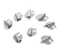 iplusmile 8 Pezzi Piedino per Orlo Arrotolato in Acciaio Inox Accessorio per Macchine da Cucire Domestiche Piedino Premistoffa a Spirale per Orli Precisi e Finiture Professionali per