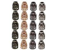 iplusmile 80 Pezzi Chiusure Cordicelle Metalliche per Corda Accessori Pratici per Capi Abbigliamento e Borse Serrature Sostituibili per Corda Adatte e Utilizzo Versatile e Facile