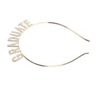 iplusmile Accessori Per Per La Fascia Di Laurea Decorazione Gioielli Decorazioni Ornamento Laureato Fascia Laureata Complimenti Copricapo Spa Anziano Con D'oro Strass in Lega