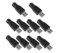 iplusmile Adattatore USB Femmina-maschio Ps/2 Convertitore Segnale Mouse Tastiera 10 Pezzi Compatto Portatile per PC Desktop Laptop Ufficio Casa