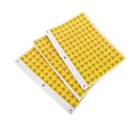 iplusmile Adesivi di Avvertimento Radiazioni Ionizzanti 290 Pezzi 2cm Etichette di Sicurezza Autoadesive per Cassetta Attrezzi Avviso Pericolo Elettrico Laboratorio e Settore Nucleare