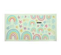 iplusmile Adesivi Luminosi Notturni a Forma di Stella Autoadesivi Decorazioni Murali Fosforescenti per Camerette Etichette Rimovibili Arcobaleno per Pareti Camera da Letto e Bagno