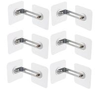 iplusmile Ancora Antiribaltamento Adesiva Per Mobili a Di Ragazzo Ragazza, Kit Sicurezza Armadi e Cassettiere, Fissaggio Senza Fori Per Pareti, Protezione Ragazzo Ragazza in Casa, Set 6 Pezzi