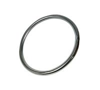 iplusmile Anello in Acciaio Inossidabile Argento per Allenamento Wing Chun, Resistente alla Ruggine senza Bave, per Uso Domestico e Scolastico, 1 Pezzo