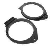 iplusmile Anello per Accessori Pollici per Auto Adattatore Altoparlanti 6.5 in Plastica Nero Staffa di Montaggio Audio Compatibile Veicoli Furgoni per Installazione Fai-da-te