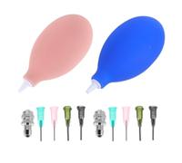 iplusmile Applicatore di Precisione in Gomma e Metallo 2 Set per Ceramica Punta Ultrafine e Manico Ergonomico per Decorazioni Artistiche su Argilla e Progetti di Modellazione