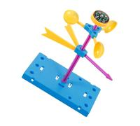 iplusmile Assemblabile Anemometro e Banderuola senza Batterie Esperimento Scientifico DIY per Ragazzi e Ragazze Stimola Indipendente e Lamore per La Scienza