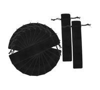 iplusmile Astuccio Portapenne Antigraffio Piccolo in Materiale Anti-pelucchi Resistente Coulisse, Custodia Singola per Penne e Matite, per Ragazzo Ragazza e Uso Scolastico, Set da 12 Pezzi