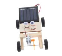 iplusmile Auto Solare da Te Legno Kit Educativo per Assemblaggio senza Batteria Stimola Creatività e Abilità Pratiche per Giochi All