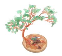 iplusmile Aventurine Naturale Aventurina Crystal Tree Gemstone Ornaments Crystal Healing Feng Shui Bonsai Money Tree Spiritual Presente per L'arredamento