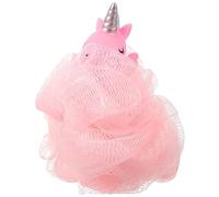 iplusmile Bagno per Forma Unicorno Rosa Doccia Esfoliante Morbida in PE e PVC Bagno Cartoon per Detergente Corpo e Rimozione Cellule Morte