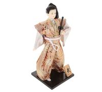 iplusmile Bambola Samurai Giapponese in Stoffa e Legno, Stile Tradizionale | Decorazione per Camere e Luoghi Pubblici, Lavorazione Curata nei Dettagli, Colore che Non Sbiadisce