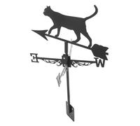 iplusmile Banderuola A Forma di Gatto Banderuola Segnavento per Esterni Decorazioni in Acciaio per Giardino Banderuola Segnavento per Esterni Decorazione per Esterni Banderuola