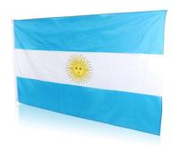 iplusmile Bandiera Argentina per Interni ed Esterni in Poliestere Leggera e Portatile per Eventi Sportivi e Decorazioni Superficie Liscia Bandiera Nazionale per Parate