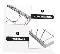iplusmile Barbecue Rack Portatile in Acciaio Graticola Piccola per Grill da Picnic e Outdoor Resistente e Facile da Trasportare