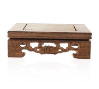 iplusmile Base in Legno Pollo per da Supporto Rettangolare per Piante da ed Esterno Base Decorativa Multifunzione per Esposizione e Casa