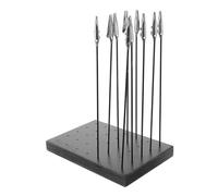 iplusmile Base per Clip da Modellismo in Legno e Metallo Supporto per Pittura e Aerografo con Clip Resistenti e Facili da Fissare per Hobby e DIY