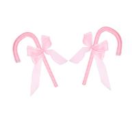 iplusmile Bastone da Cosplay per Fiocco Rosa, Set da 2 Pezzi per Costume di Halloween e Feste a Tema, Bastone da Passeggio Giocattolo per Performance e Oggetti di Scena