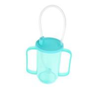 iplusmile Bicchiere per Anziani con Manici Uso come Tazza Alimentare e Antischizzo Sicuro per Pazienti Allettati e Domiciliare