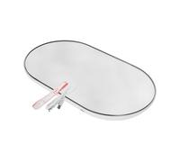iplusmile Bilancia Digitale Portatile per Peso Corporeo con Misurazione Grasso Corporeo Mini Specchio Curvo Ricaricabile per Monitoraggio Salute e Fitness in Casa e Viaggio