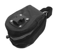 iplusmile Borsa da Sella per Bici, Capiente, Nera, Riflettente | Ciclismo su Strada e Montagna, Facile da Rimuovere, Portatile, Migliora la Sicurezza Notturna