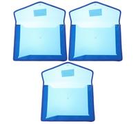 iplusmile Borsa Porta Documenti A4 in Pp Resistente 3 Pezzi Chiusura a Bottone e Maniglia Portatile per Certificati e Contratti Ufficio