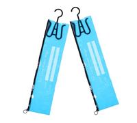 iplusmile Borsa Porta Parrucche Con Gancio 2 Pezzi in Pvc, Organizer Per Extension e Fermagli, Supporto Da Appendere Per Riporre Parrucche e Accessori Chioma Con Protezione Antipolvere