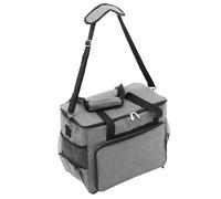 iplusmile Borsa Portaoggetti per Macchina da Cucire Piccola Oxford Grigio Resistente All’usura, Custodia Ammortizzata per Cucito Portatile da Viaggio, per Appassionati e Regali Festività