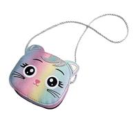 iplusmile Borsetta Tracolla e Adulti a Forma di Gatto in Pu e Tessuto, Design Multifunzionale e Grande Capacità, Accessorio Adorabile alla Moda per Ogni Occasione