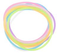 iplusmile Braccialetti in Silicone Luminosi al Buio, Design Resistente che Non Sbiadisce 50 Pezzi per Feste e Uso Notturno